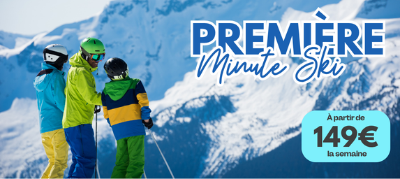 Première minute ski