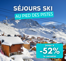 Ski au pied des pistes