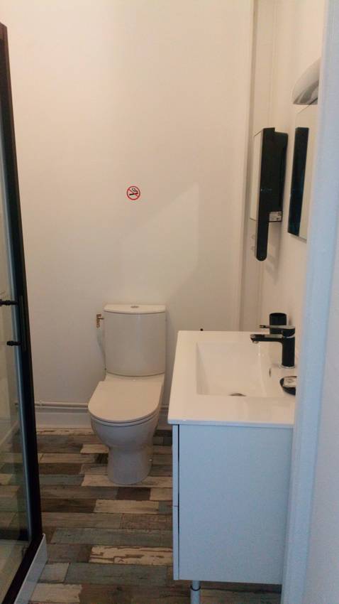 La salle de douche