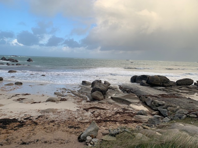 La plage face maison