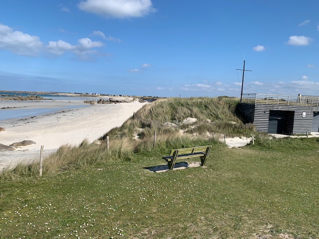 Plage face maison