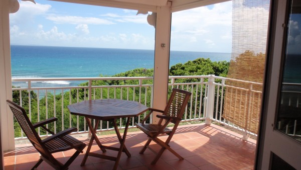 Terrasse Gite Anse des Rochers
