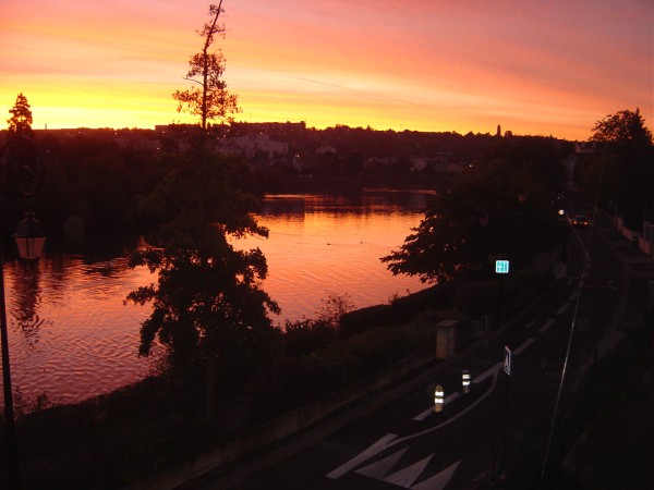 soleil levant sur la Marne