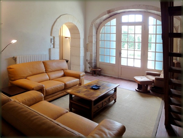 Le salon bibliothèque