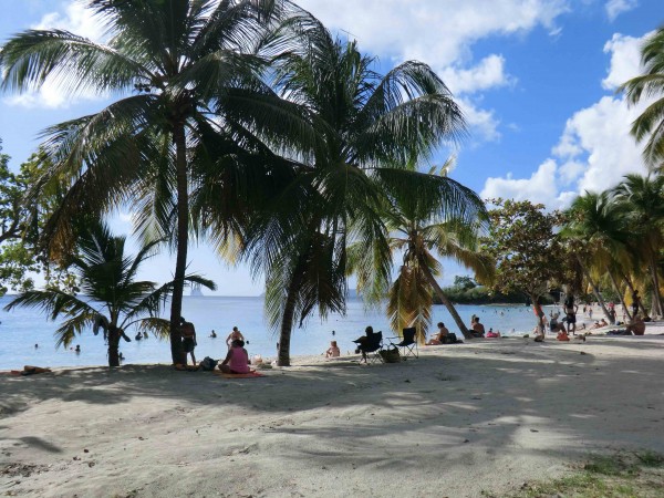 La plage de Rivière Pilote