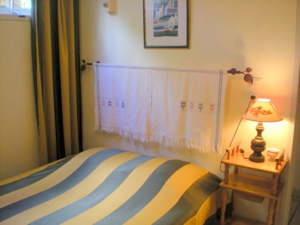 La chambre fermée, lit 2 personnes