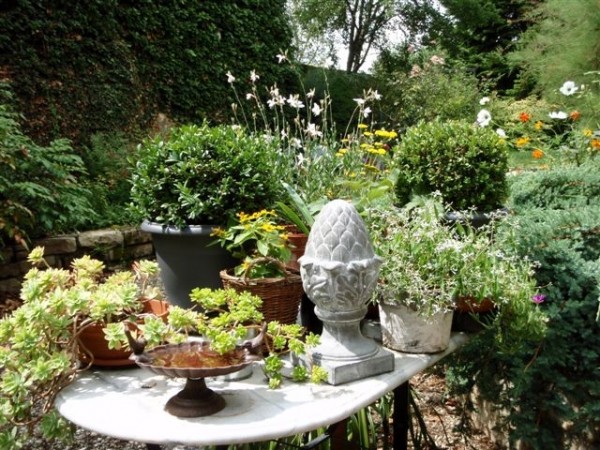 Au jardin, détail