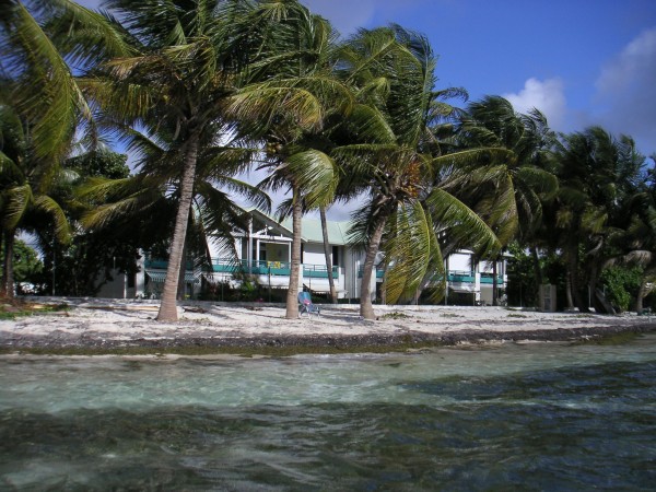Vue de la résidence de la plage
