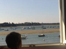 Location appartement pied dans l'eau Ile Tudy, 2 à 4 personnes.