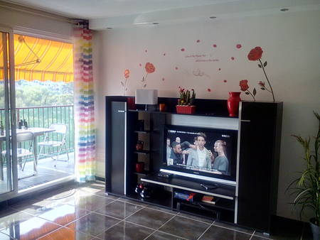 F2 pour 4 personnes avec superbe vue dégagée.