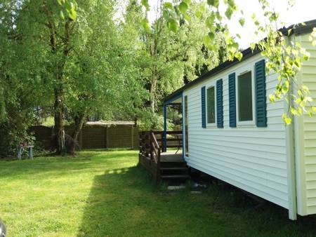 Location de mobilhome entre mer et campagne.