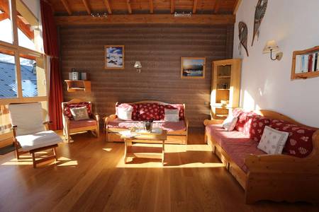 Appartement ambiance chalet 4**** 9 personnes.