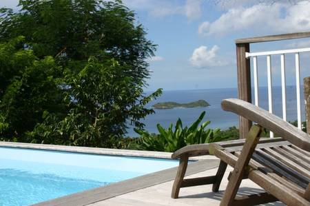 Location Villa Macanao, vue sur mer et montagne.