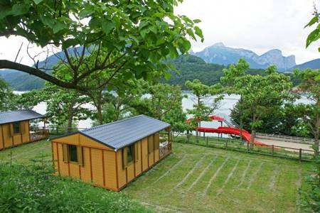Location Chalets 5 places grand confort face au lac du Sautet.