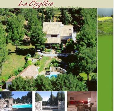 Belle propriété 'La Cigalière' avec 2 villas grand terrain (13000m2).