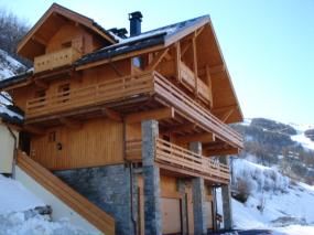 Chalet de charme Valloire 10 pers vue dominante sur Station-Village.