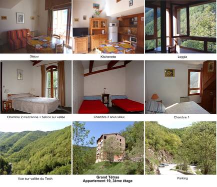 Appartements T3,T4 à La Preste, Pyrénées Orientales.