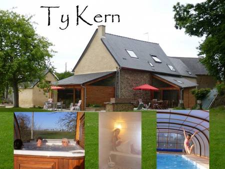 Ty Lou, gîte piscine pour 4-5 personnes.