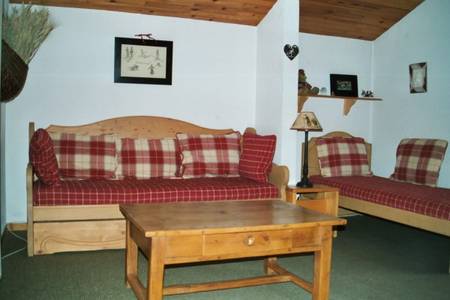 Location appartement Valmorel au pied des pistes.