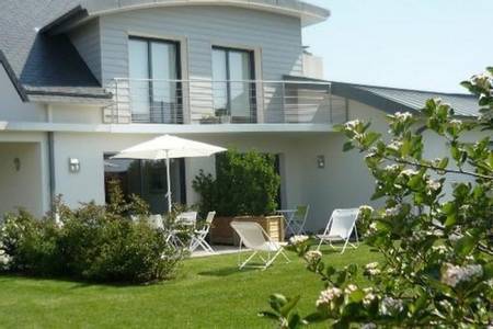 Appartement duplex en rez-de-jardin au centre de Bénodet Partenaire Thalasso.