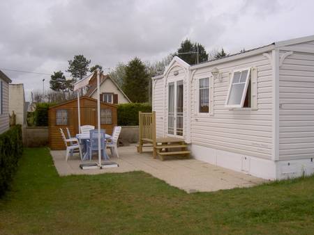 Mobil Home dans un camping résidentiel à Cabourg.