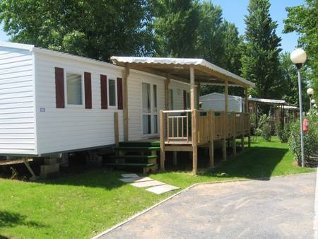 Location mobil, home 8 places, camping 4* la carabasse à Vias-Plage.