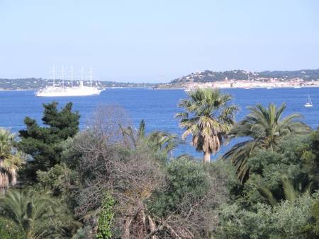 Appartement vue mer imprenable Golfe de Saint-Tropez.