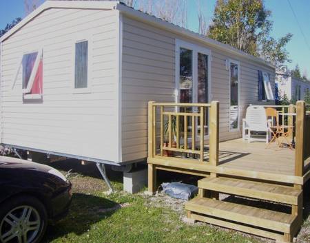 Location mobil home, camping le Montourey.