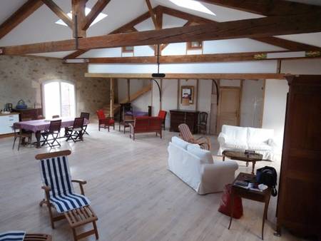 Loft spacieux, très grand volume, proximité plages.