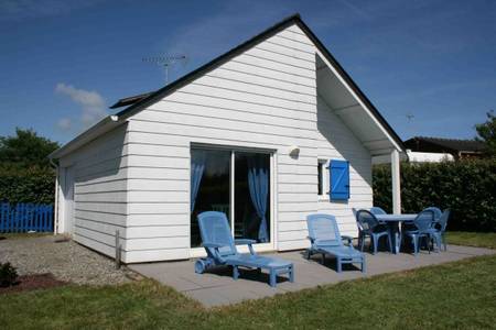 Maison en bois avec jardin Golfe du Morbihan Sarzeau.